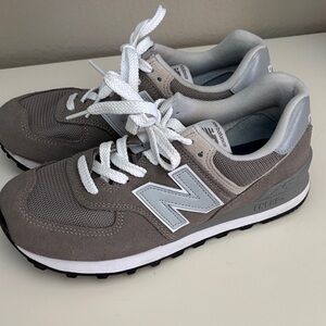 New Balance womens Sneakers in Gray and White